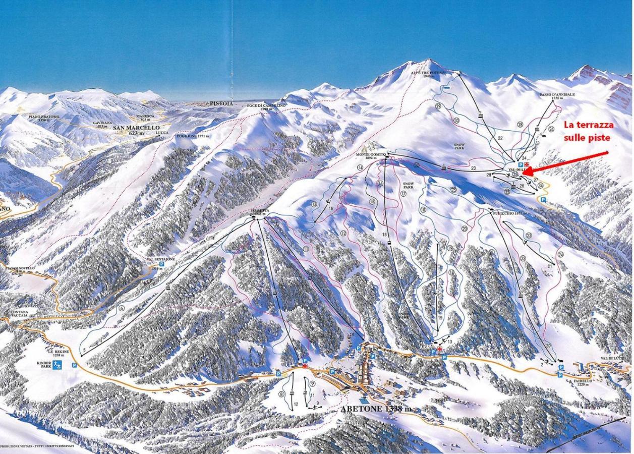 La Terrazza Sulle Piste Val Di Luce - Biancheria Inclusa Abetone Dış mekan fotoğraf